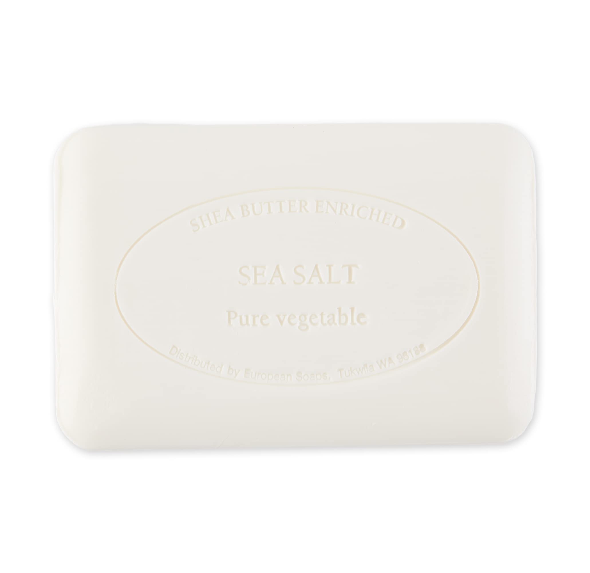 Pre de Provence Shea Butter Enriched Artisanal French Soap Bar, Sea Salt, 0.6 lbs